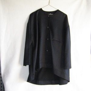 Hino & Malee Black Duster Jacket